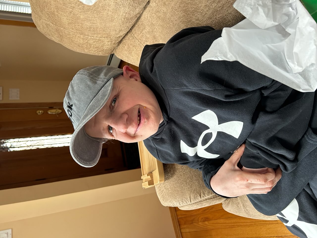 Johnny on the couch