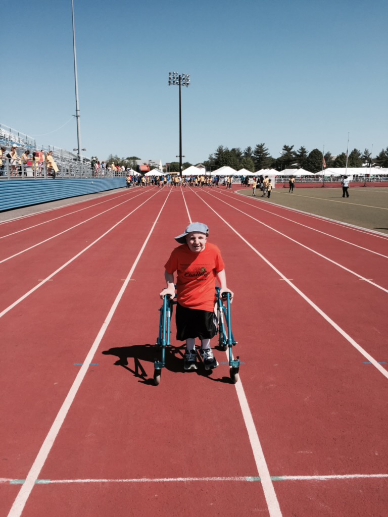 Johnny on the track